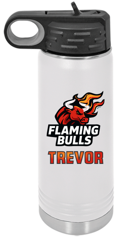 White 20 oz. Polar Camel Water Bottle